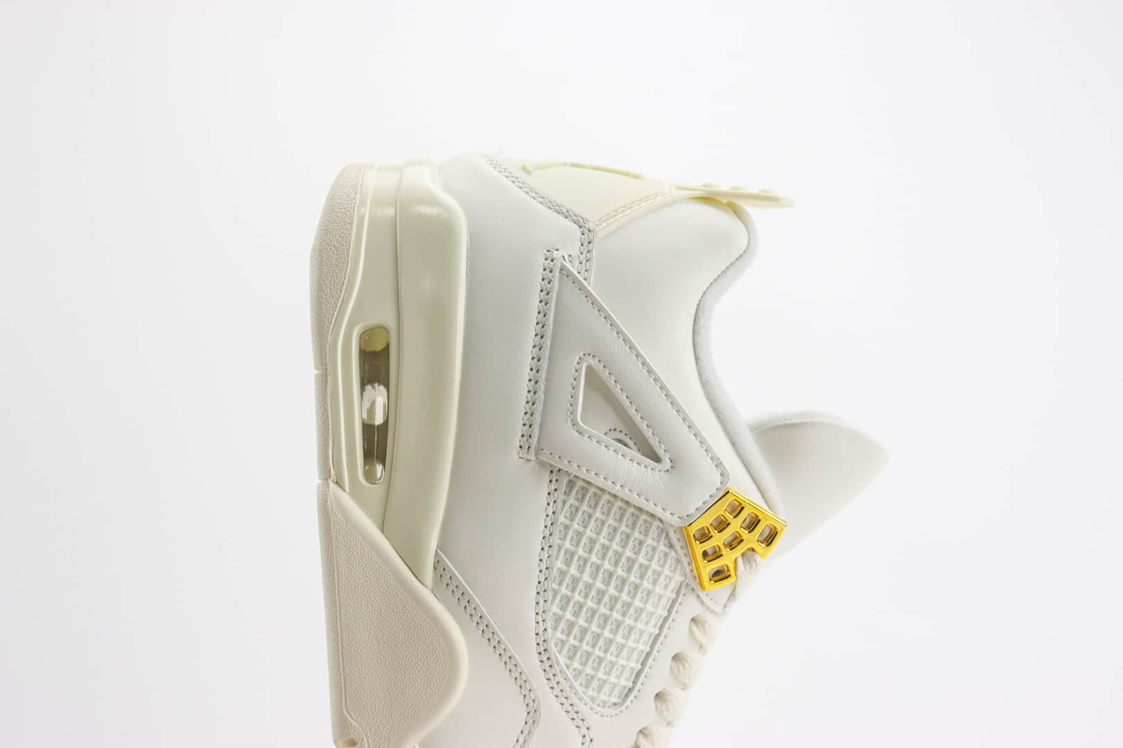 乔丹Air Jordan 4 Retro “Vivid Sulfur”纯原版本AJ4米白金男子篮球鞋 莆田AJ货源 货号:AQ9129-170