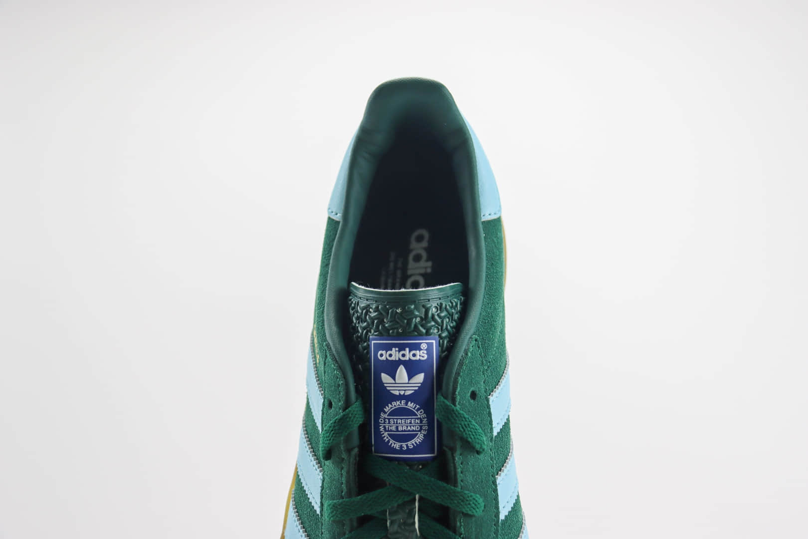 阿迪达斯adidas Original Gazelle Indoor Trainers纯原版本绿色生胶德训鞋 莆田阿迪达斯货源 货号:IG9979