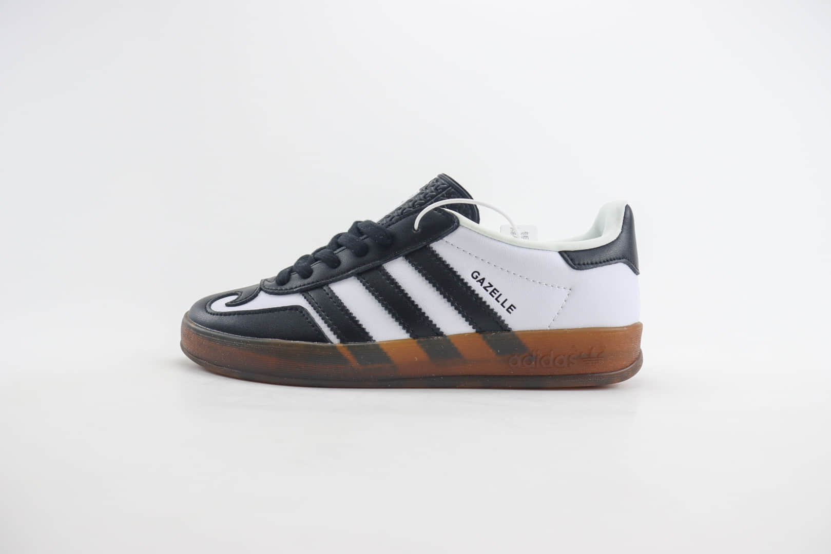 阿迪达斯adidas Originals Gazelle INdoor纯原版本三叶草黑白生胶板鞋 莆田阿迪达斯货源 (ID:103488) - 图片1