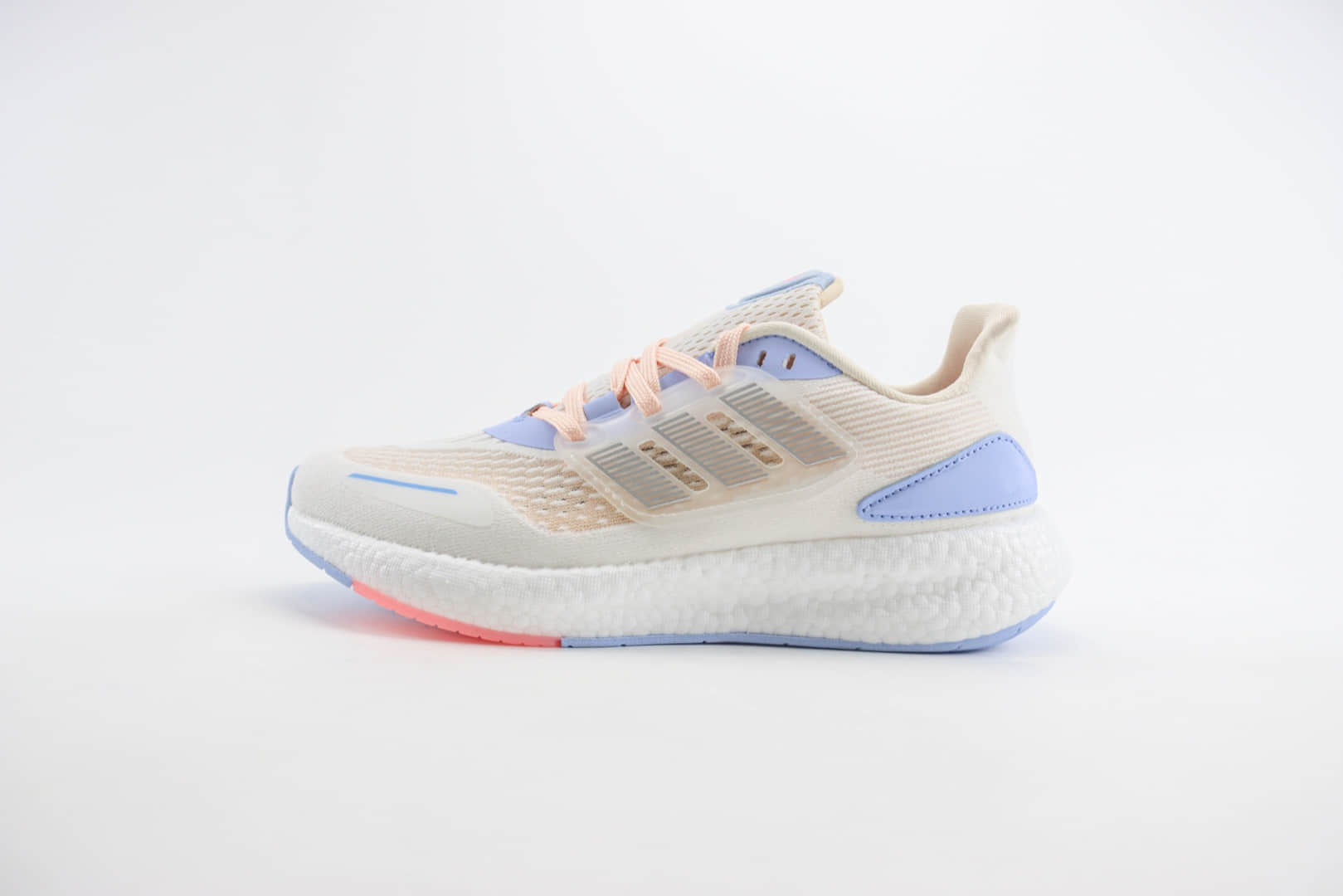 阿迪达斯adidas Pure Boost 22纯原版本粉橙蓝紫爆米花缓震跑步鞋 莆田阿迪达斯货源 (ID:103520) - 图片1