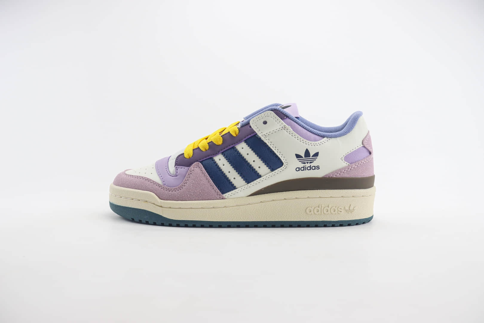 阿迪达斯adidas Forum 84 Low OG纯原版本白粉紫低帮板鞋 莆田复刻鞋货源 (ID:103689) - 图片1