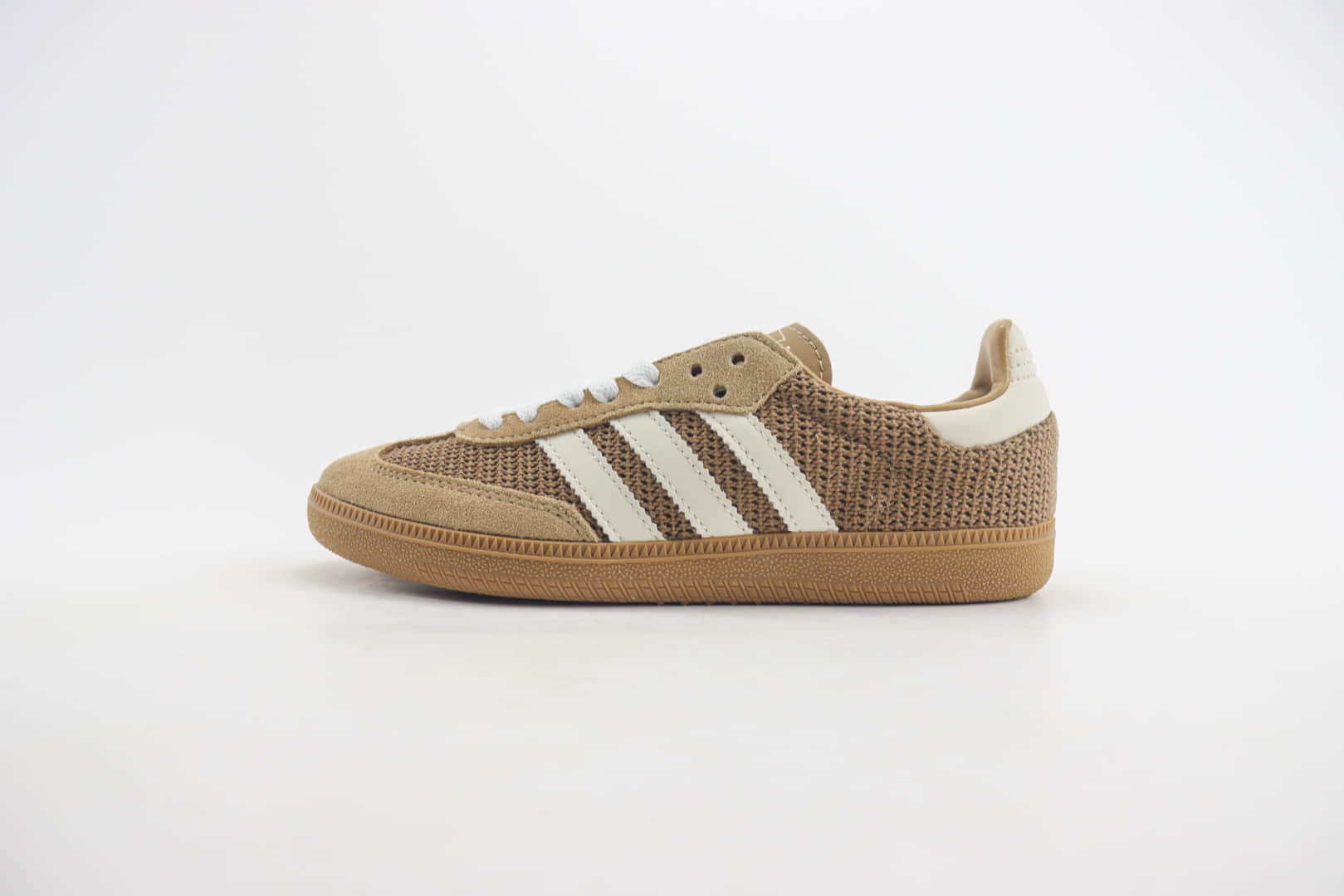 阿迪达斯adidas Original Samba OG纯原版本桑巴卡其棕网面板鞋 莆田阿迪达斯工厂 (ID:103798) - 图片1