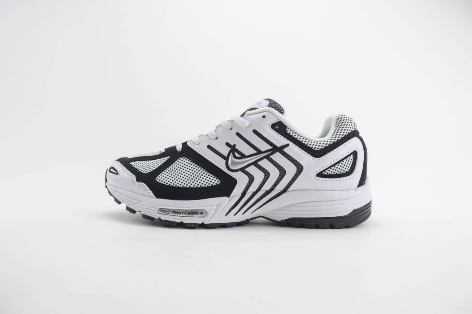 耐克Nike Air Pegasus 2K5纯原版本白黑色2K5复古慢跑鞋 莆田耐克货源 货号:FJ1909-100