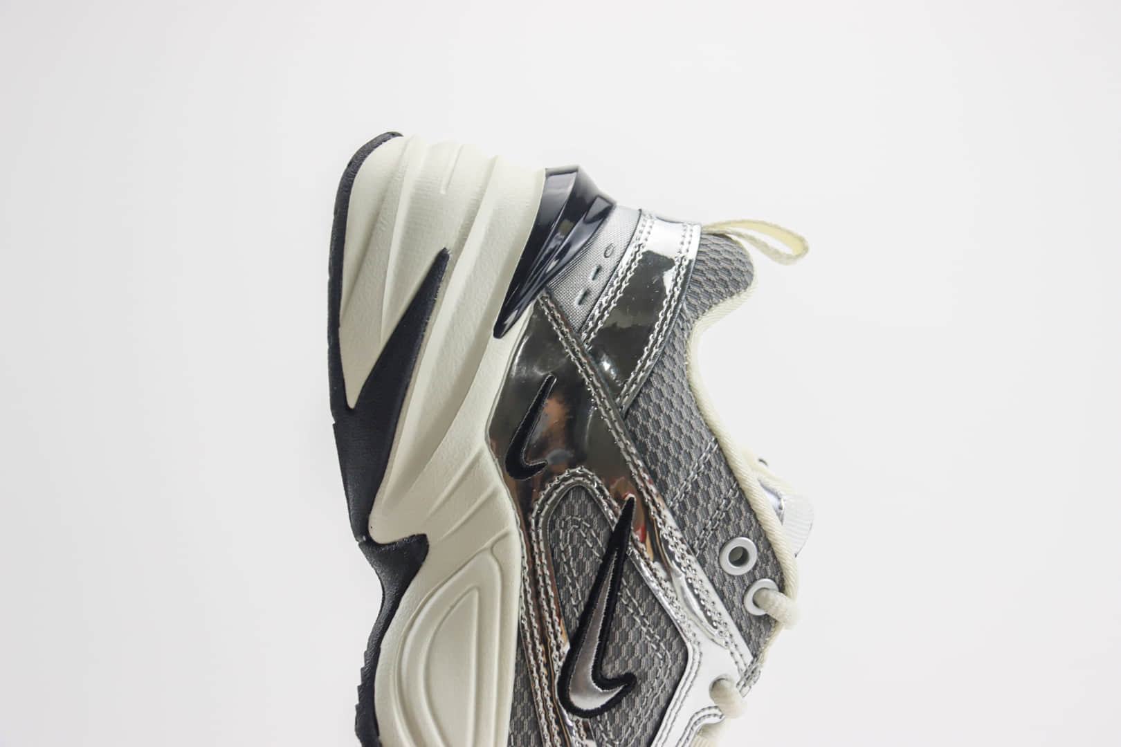 耐克Nike M2K Tekno纯原版本灰银色M2K复古老爹鞋 莆田耐克代理 货号:HY951-71