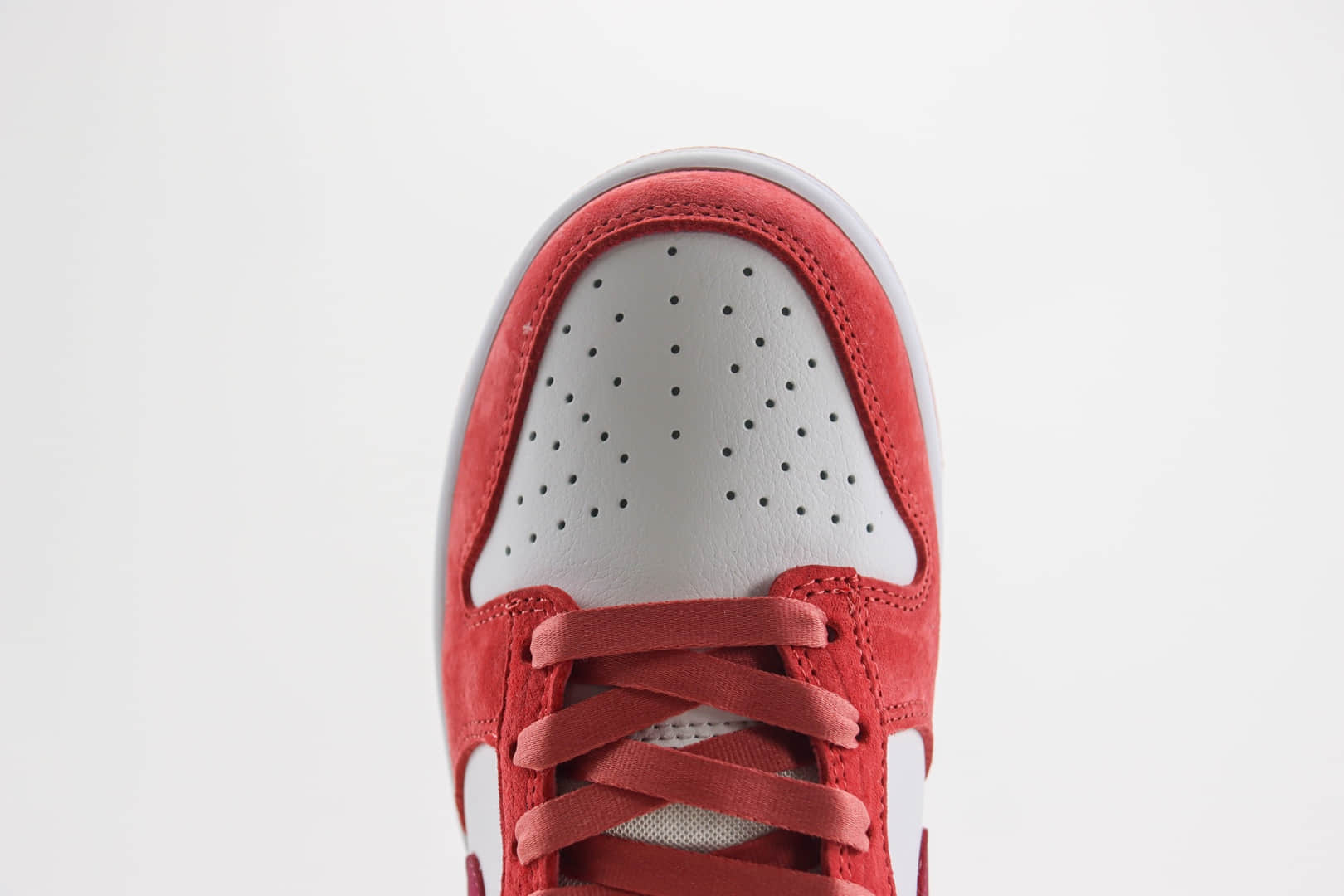 耐克Nike SB Dunk Low纯原版本低帮SB Dunk白玫红情人节板鞋 莆田耐克代理 货号:FQ7056-100