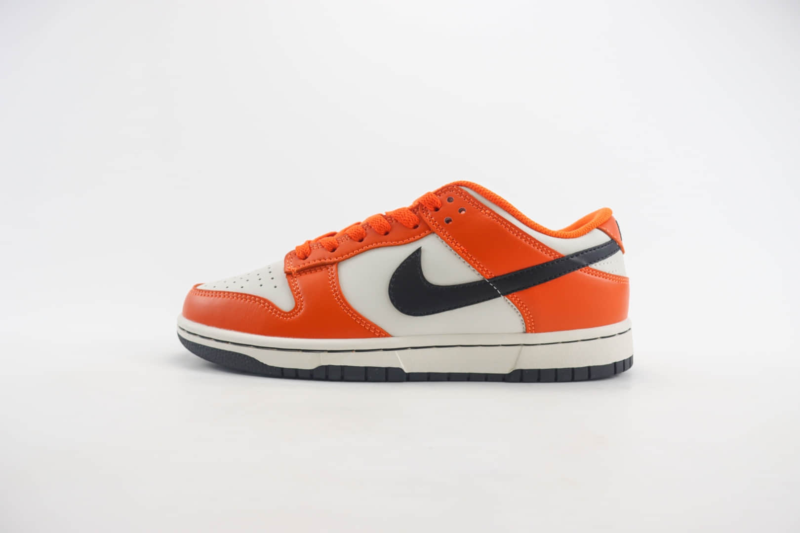 耐克Nike Dunk Low纯原版本低帮Dunk白橙黑勾板鞋 莆田复刻鞋货源 (ID:104135) - 图片1