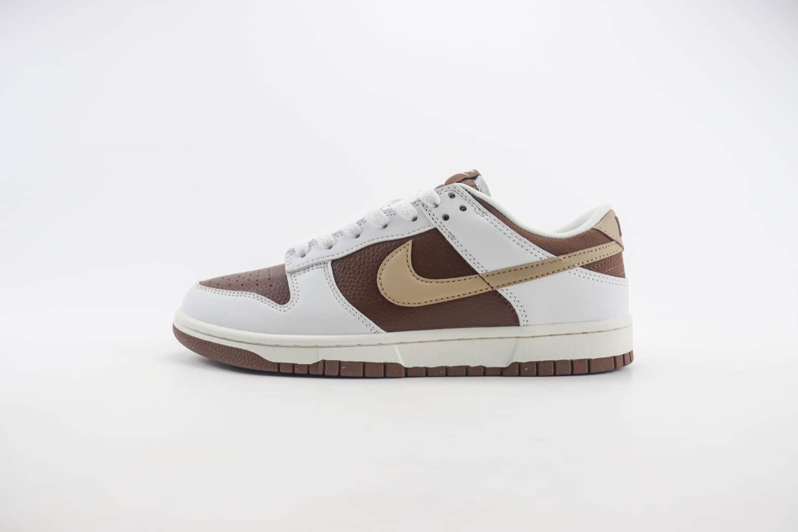耐克Nike SB Dunk Low纯原版本低帮SB Dunk白棕色滑板板鞋 莆田耐克货源 货号:HF4292-100