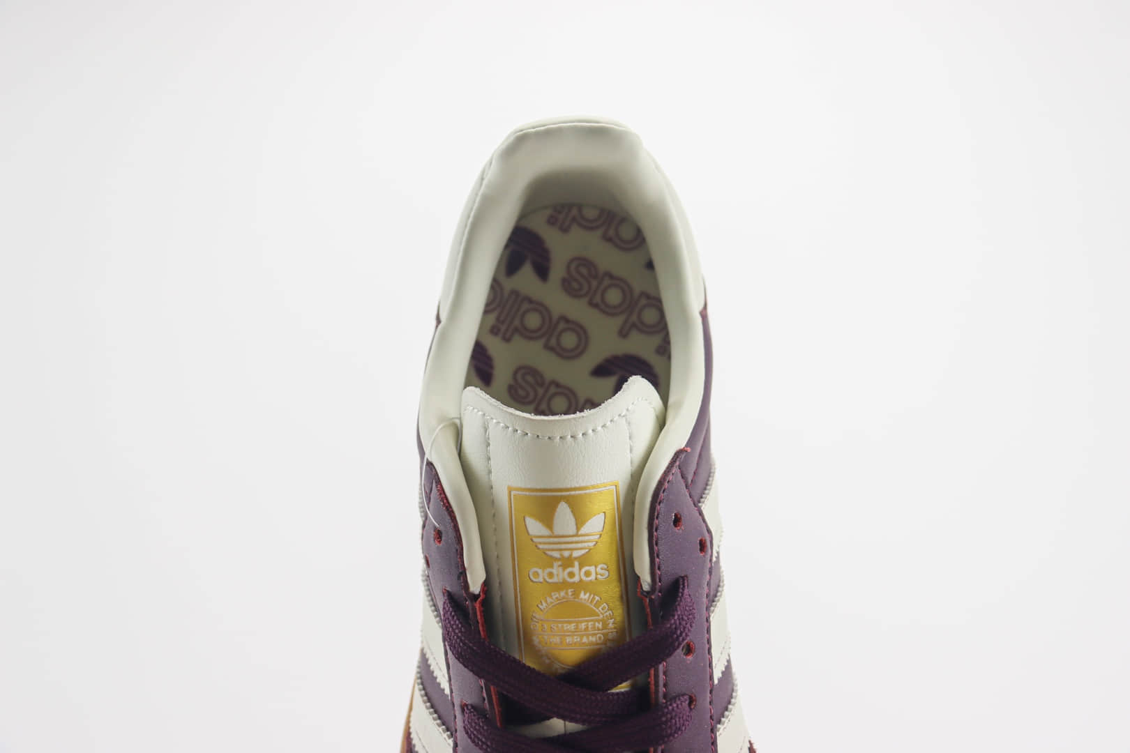 阿迪达斯adidas originals Samba纯原版本桑巴复古酒红板鞋 莆田阿迪达斯货源 货号:ID0477