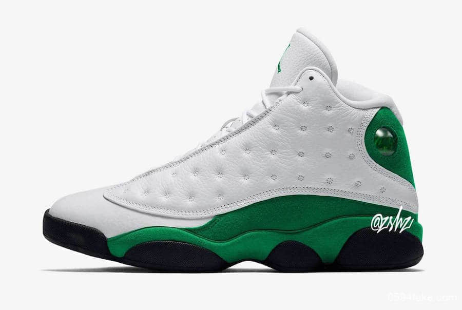 清新白绿配色！Air Jordan 13“Lucky Green”将于2020年推出！ (ID:10437) - 图片1