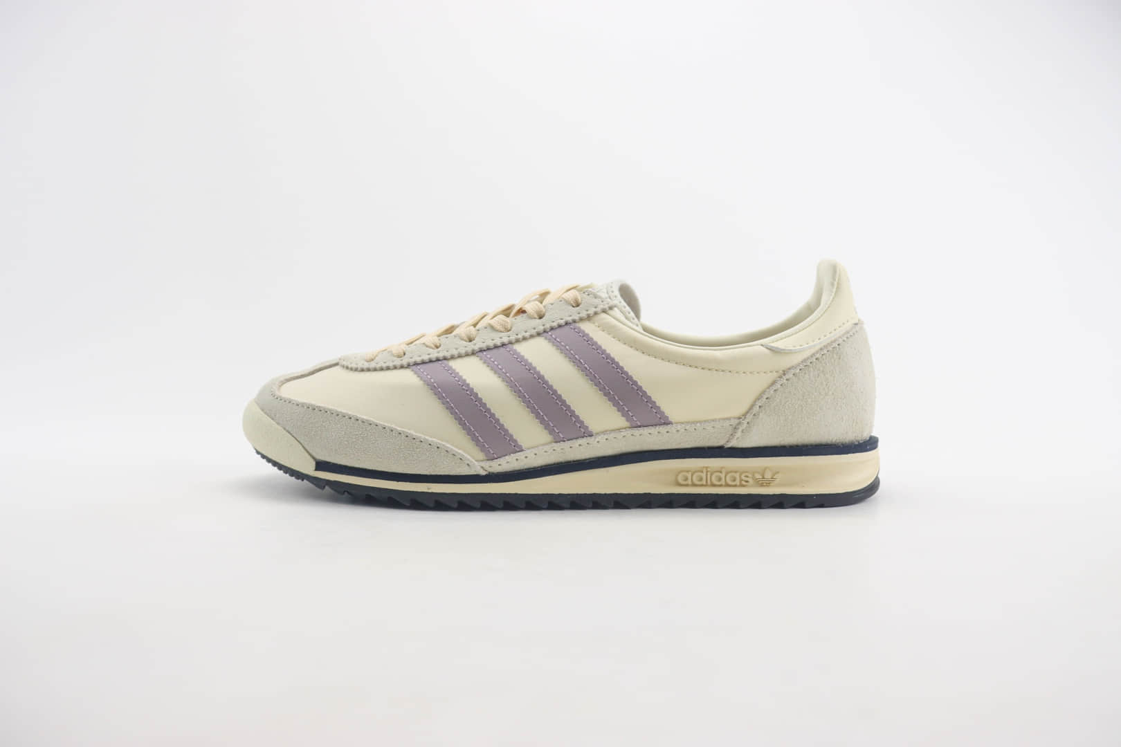 阿迪达斯adidas Originals SL 72 RS(Reshaped)纯原版本米白香芋紫复古慢跑鞋 莆田阿迪达斯货源 货号:IE3428