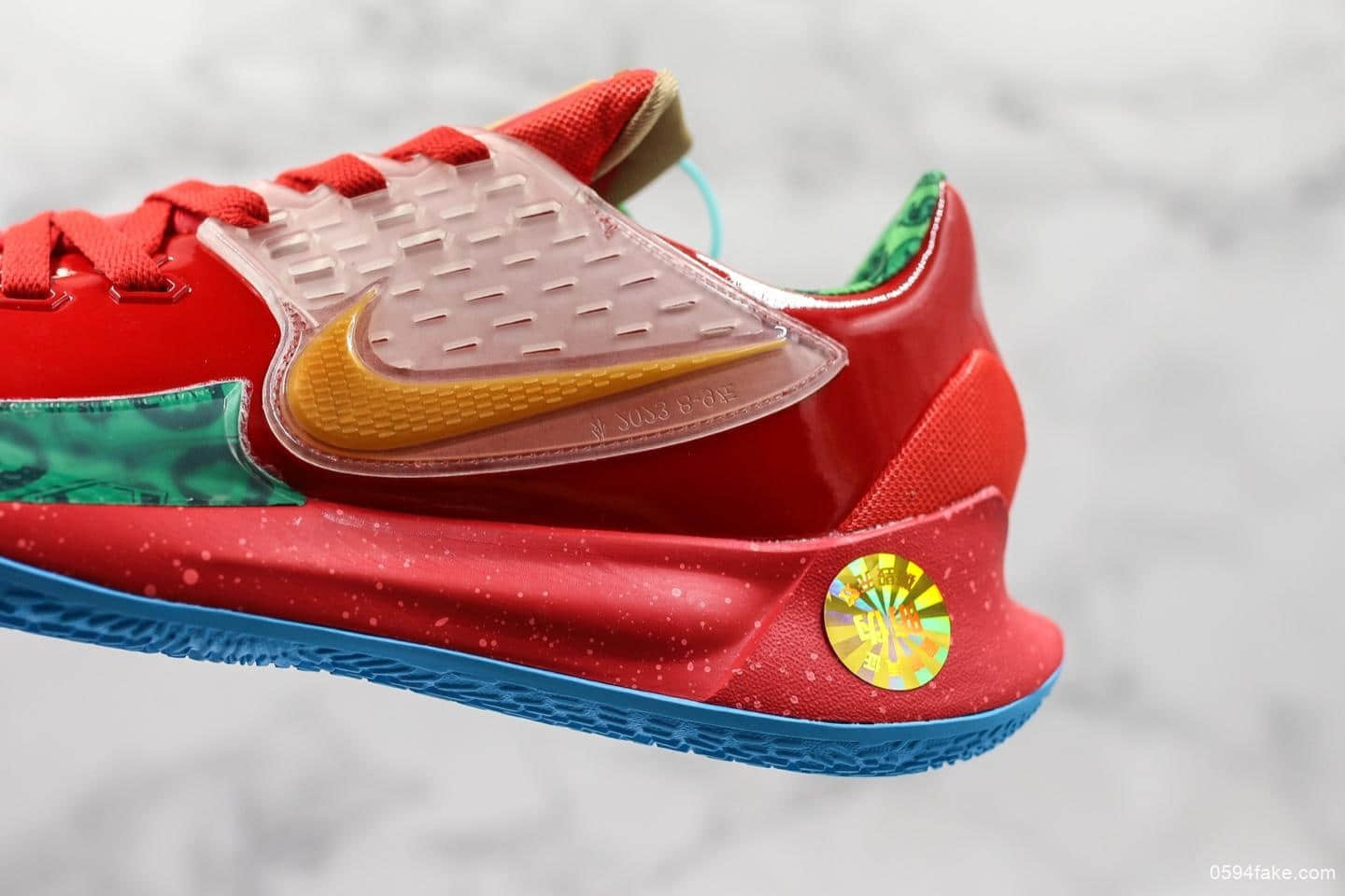 耐克SpongBob Squarepants x Nike Kyrie Low 2 Mr Krabs公司级版本欧文2代蟹老板痞老板红海绵宝宝主题系列实战篮球鞋 货号:CJ6953-600