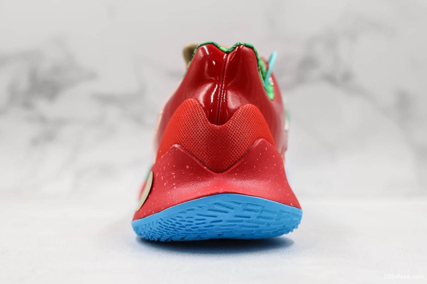 耐克SpongBob Squarepants x Nike Kyrie Low 2 Mr Krabs公司级版本欧文2代蟹老板痞老板红海绵宝宝主题系列实战篮球鞋 货号:CJ6953-600