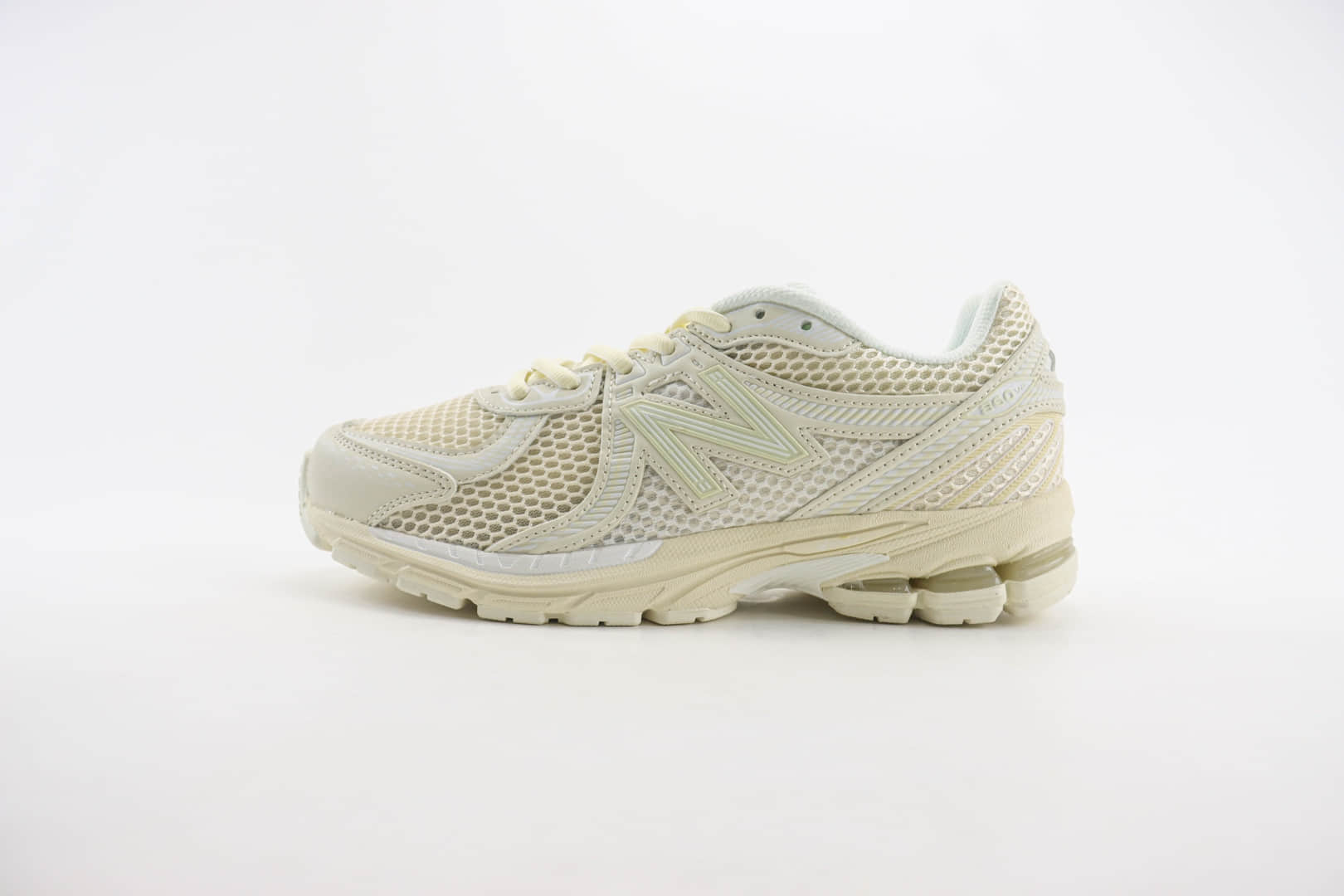 新百伦New Balance 860V2纯原版本淡黄色NB860V2复古透气慢跑鞋 莆田新百伦货源 (ID:104503) - 图片1