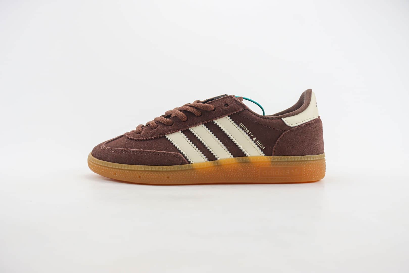 阿迪达斯adidas Handball Spezial纯原版本棕红色复古板鞋 莆田阿迪达斯货源 (ID:104616) - 图片1