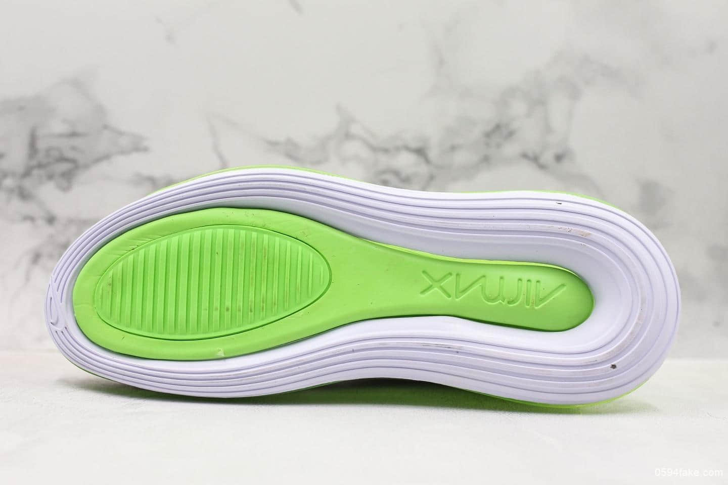 耐克Nike Air Max 720白荧光绿公司级版本独家首发官方全新释出全掌一体式设计真实气压客供原厂气垫大底 货号:AR9293-104
