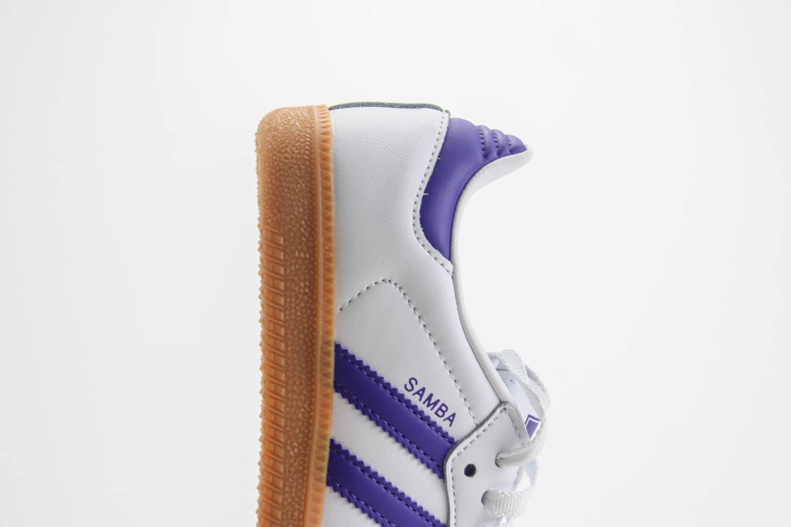 阿迪达斯adidas original Samba OG纯原版本桑巴白紫色德训鞋 莆田阿迪达斯货源 货号:IF6514