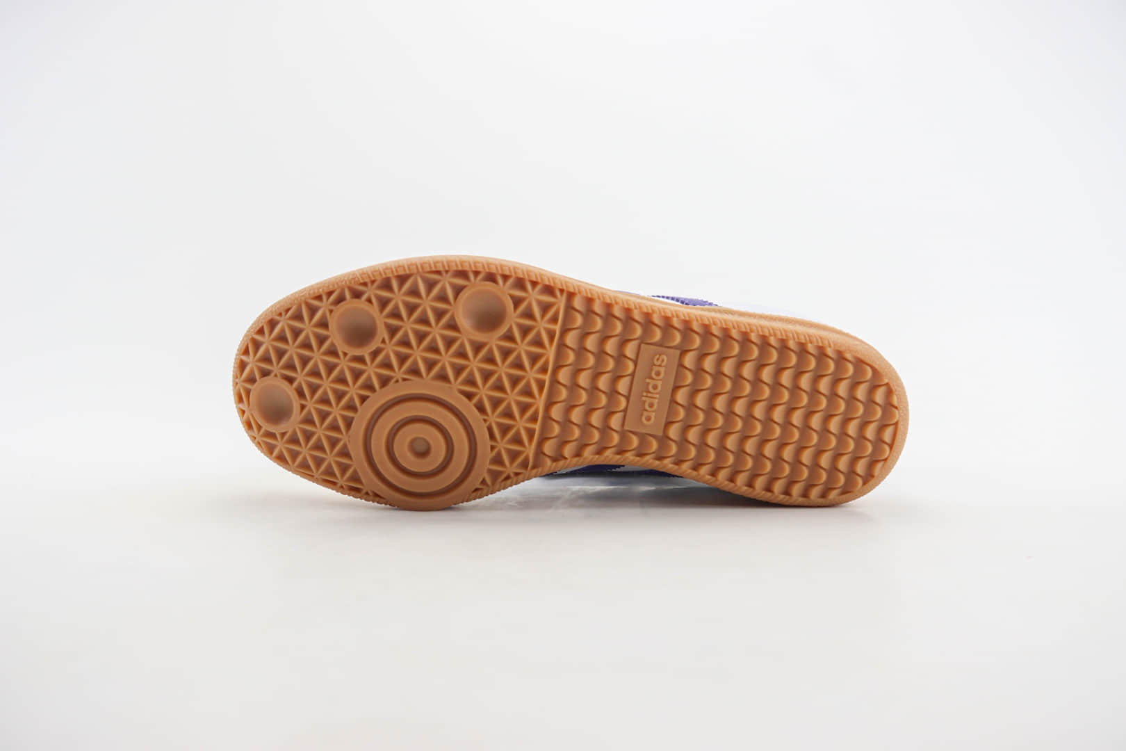 阿迪达斯adidas original Samba OG纯原版本桑巴白紫色德训鞋 莆田阿迪达斯货源 货号:IF6514
