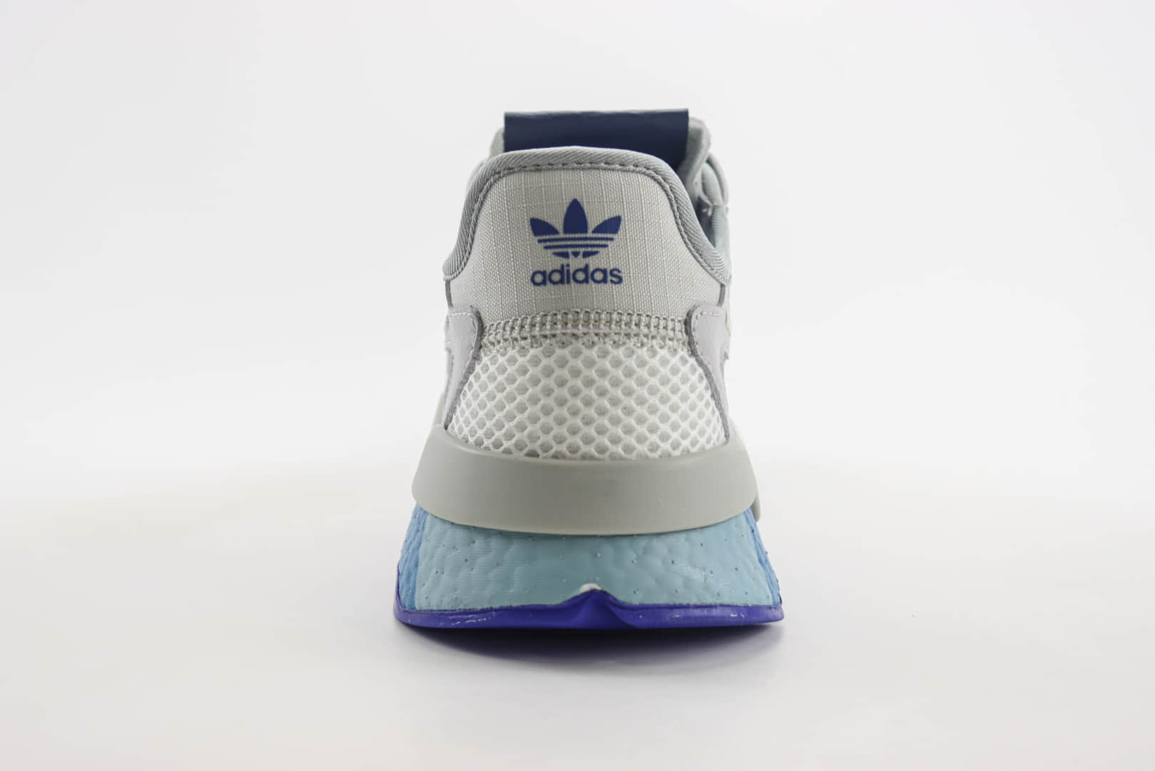 阿迪达斯adidas Nite Jogger纯原版本夜行者灰黑蓝复古跑鞋 莆田阿迪达斯批发 货号:H01716