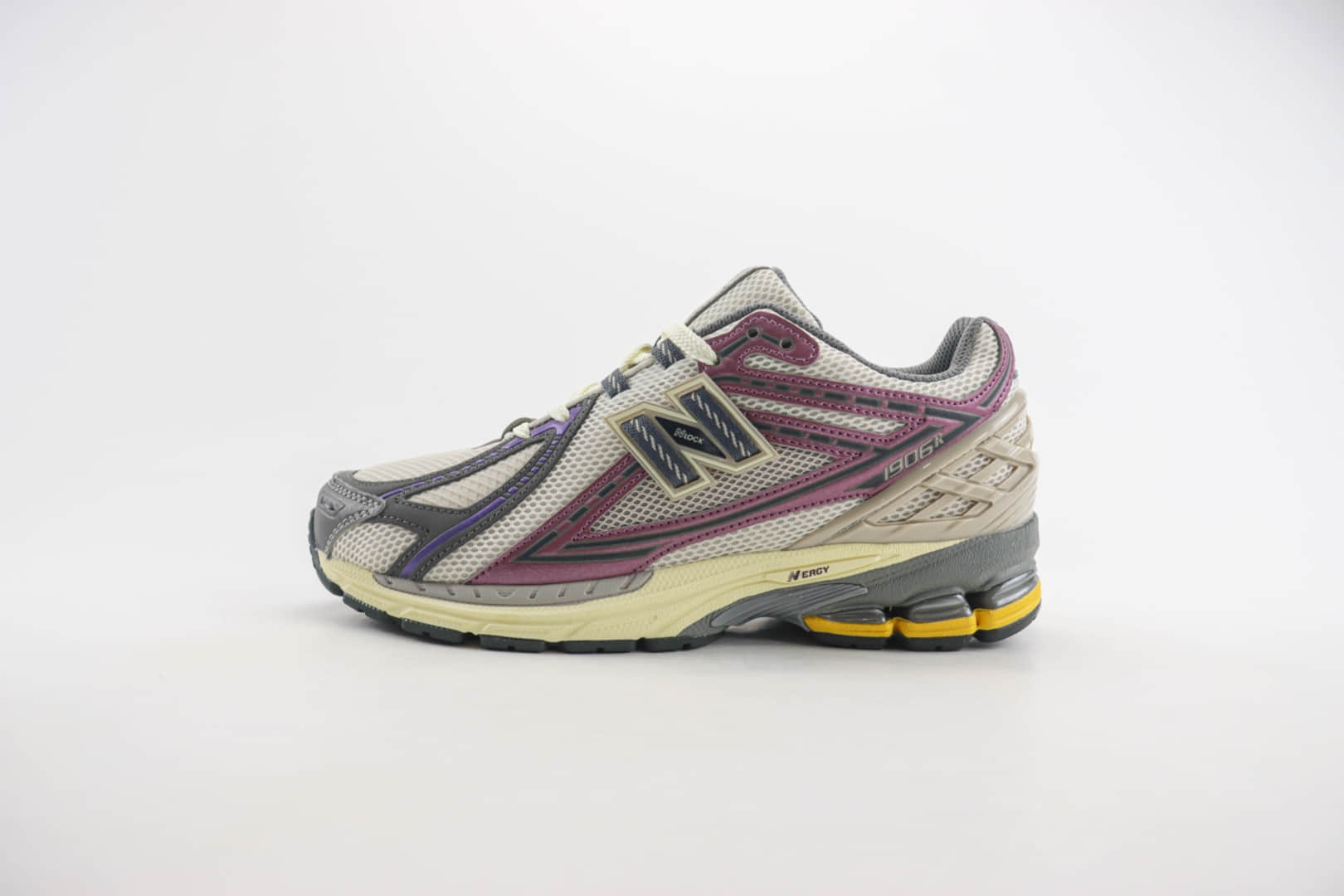 新百伦New Balance 1906纯原版本米灰紫NB1906复古老爹鞋 莆田新百伦工厂 货号:M1906RRA