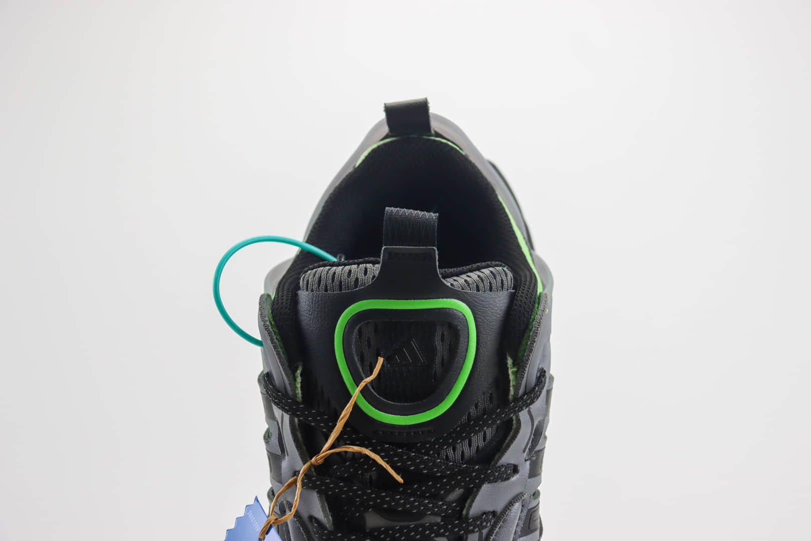 阿迪达斯adidas Vento XLG Runner Deluxe纯原版本灰黑绿科技感跑鞋 莆田阿迪达斯货源 货号:JP5764