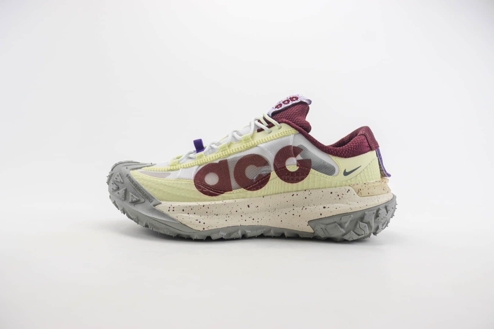 耐克Nike ACG Mountain Fly 2 Low纯原版本登山系列米黄酒红户外跑鞋 莆田耐克工厂 (ID:105285) - 图片1