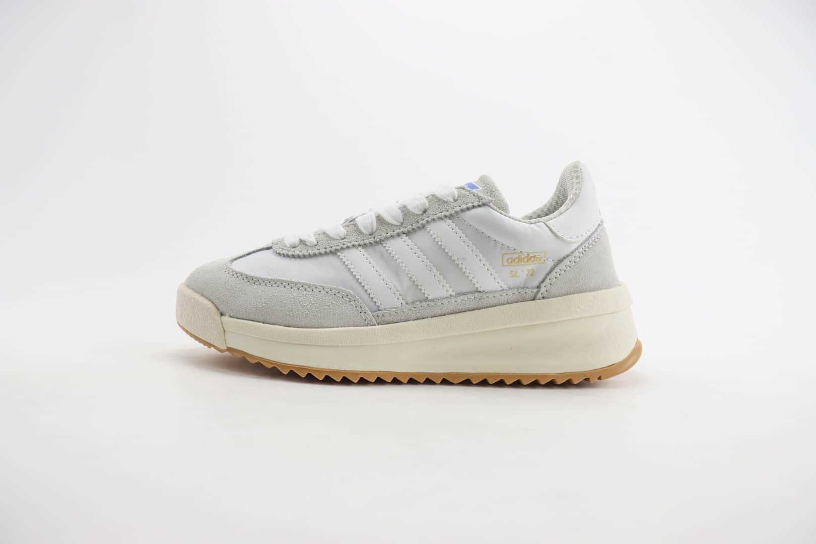 阿迪达斯adidas Originals SL 72 RTN纯原版本灰白色增高厚底板鞋 莆田阿迪达斯货源 (ID:105294) - 图片1