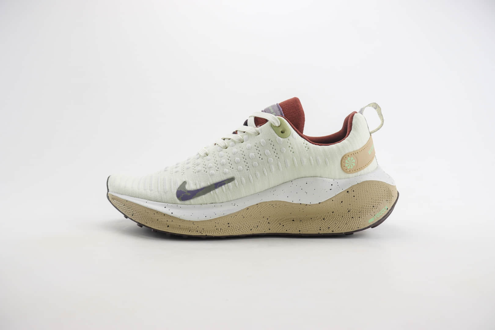 耐克Nike React Infinity Run 4纯原版本米白色马拉松跑鞋 莆田耐克代理 (ID:105542) - 图片1