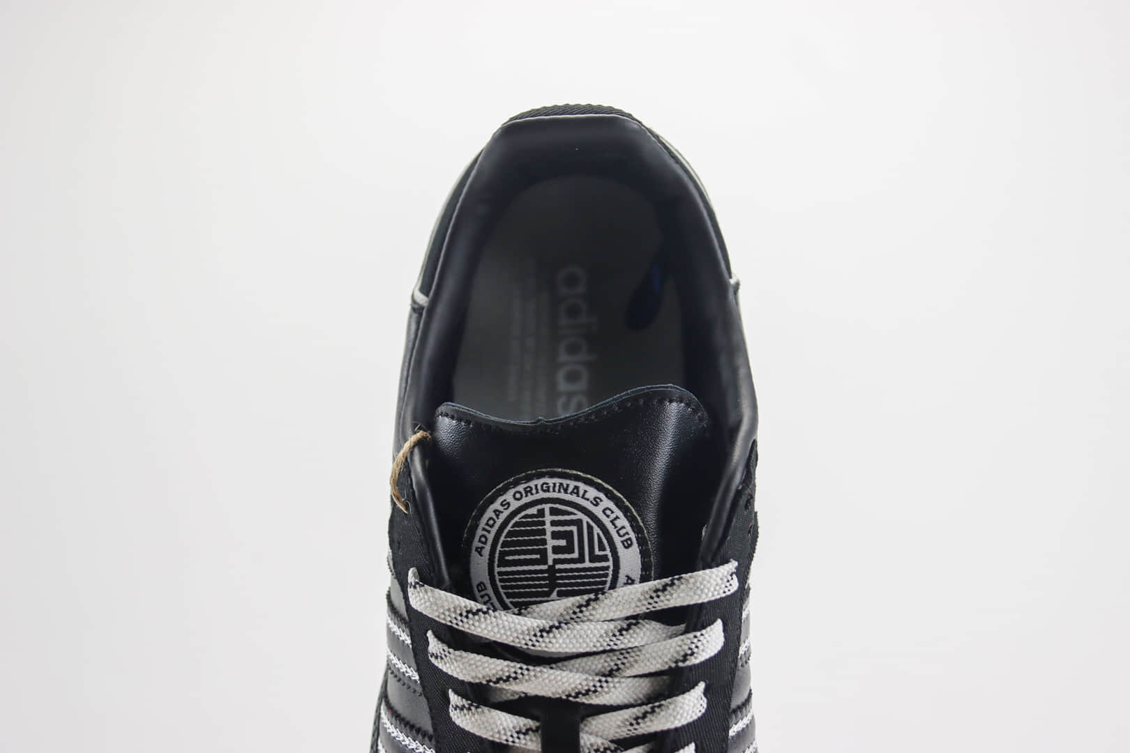阿迪达斯adidas originals Samba OG纯原版本黑白银桑巴德训鞋 莆田阿迪达斯货源 货号:IF3918