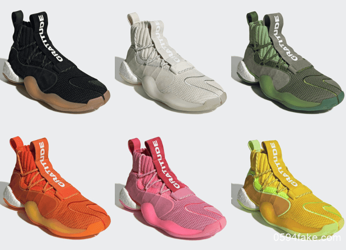 Pharrell x adidas Crazy BYW X六款全新配色！有没有all in的冲动！ (ID:10562) - 图片1
