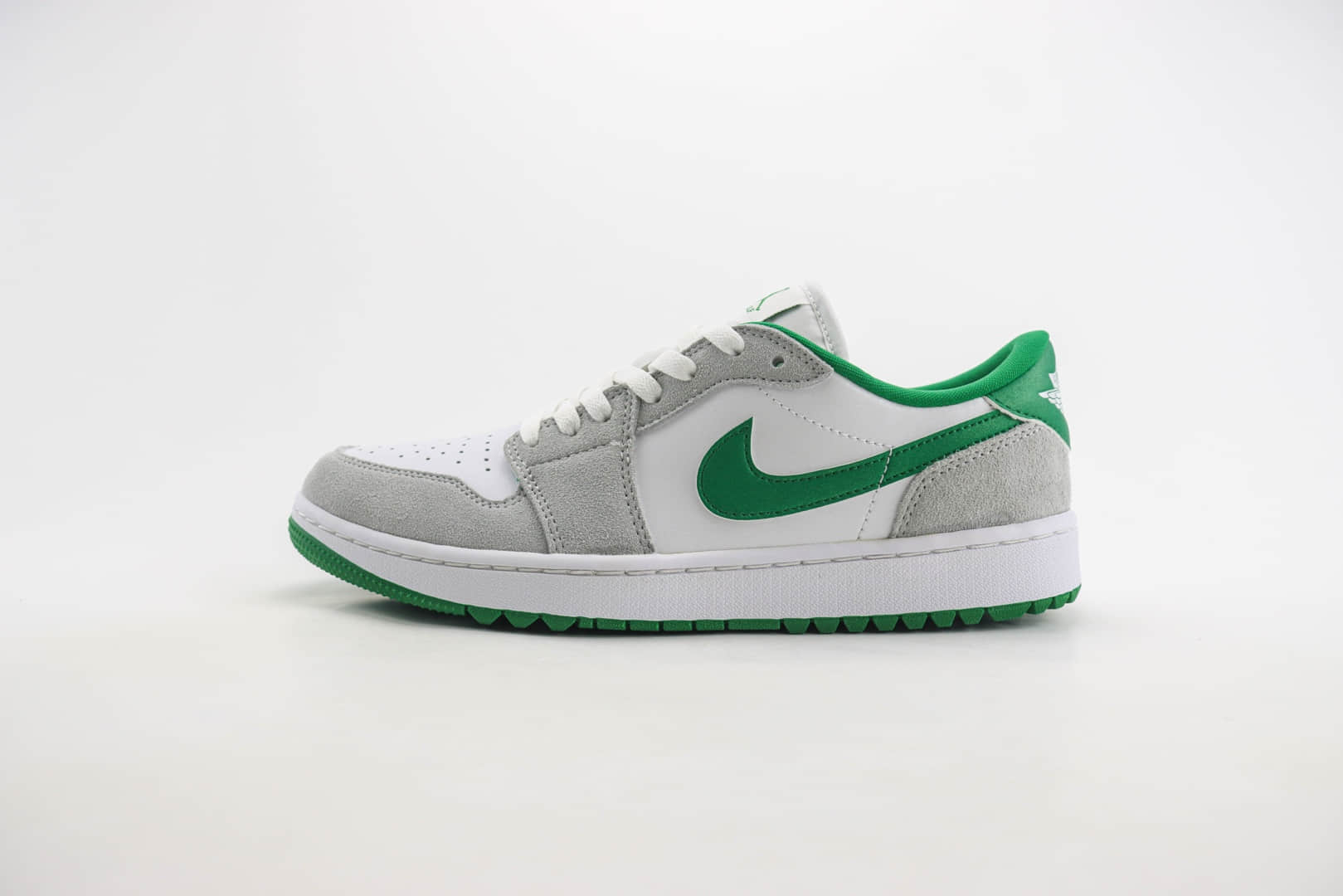 乔丹Air Jordan 1 Low Golf纯原版本高尔夫AJ1白灰绿板鞋 莆田AJ工厂 (ID:105621) - 图片1