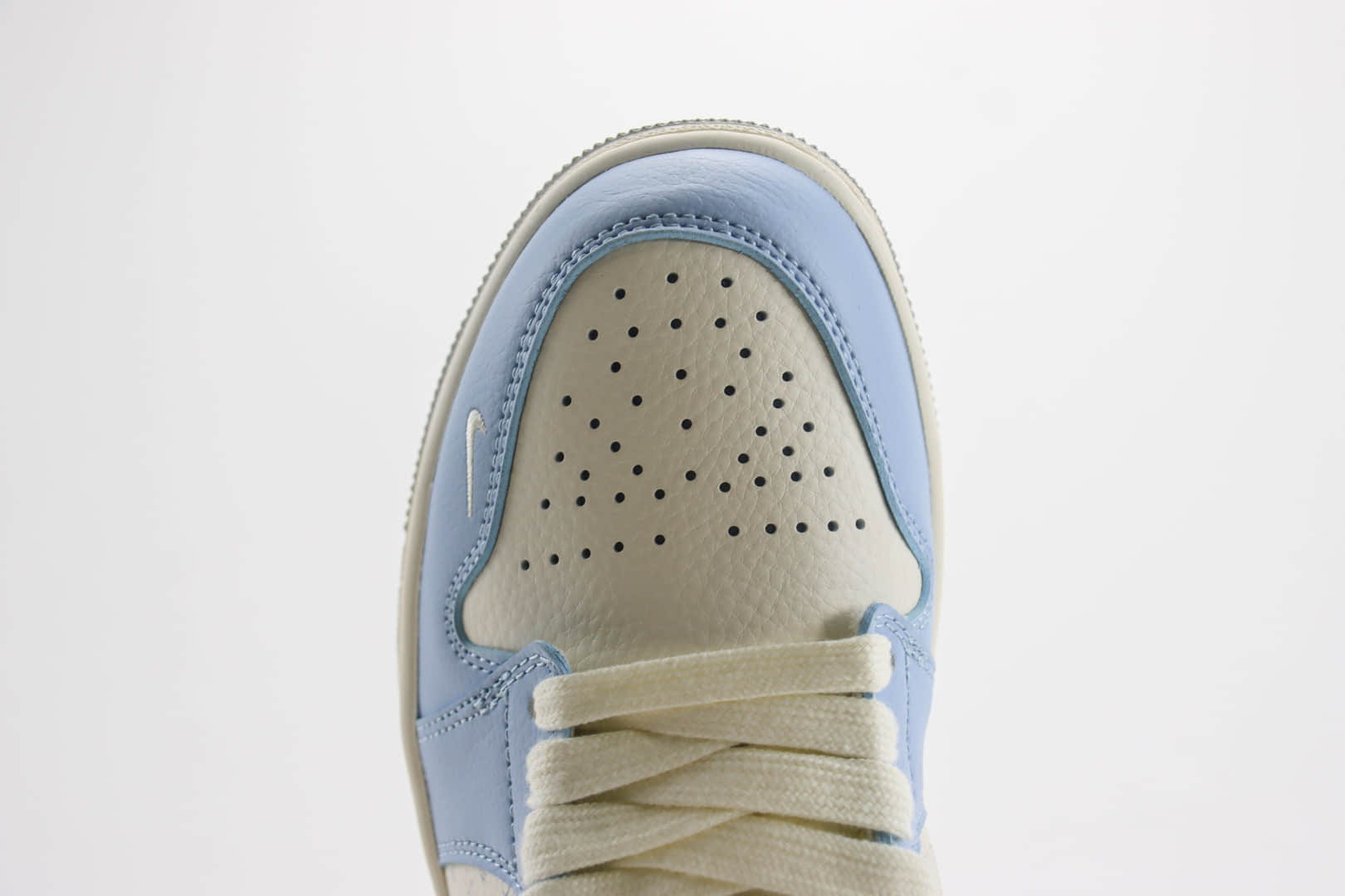 乔丹Stussy x Air Jordan 1 Low纯原版本斯图西AJ1联名白蓝黄板鞋 莆田AJ工厂 货号:WG8850-007