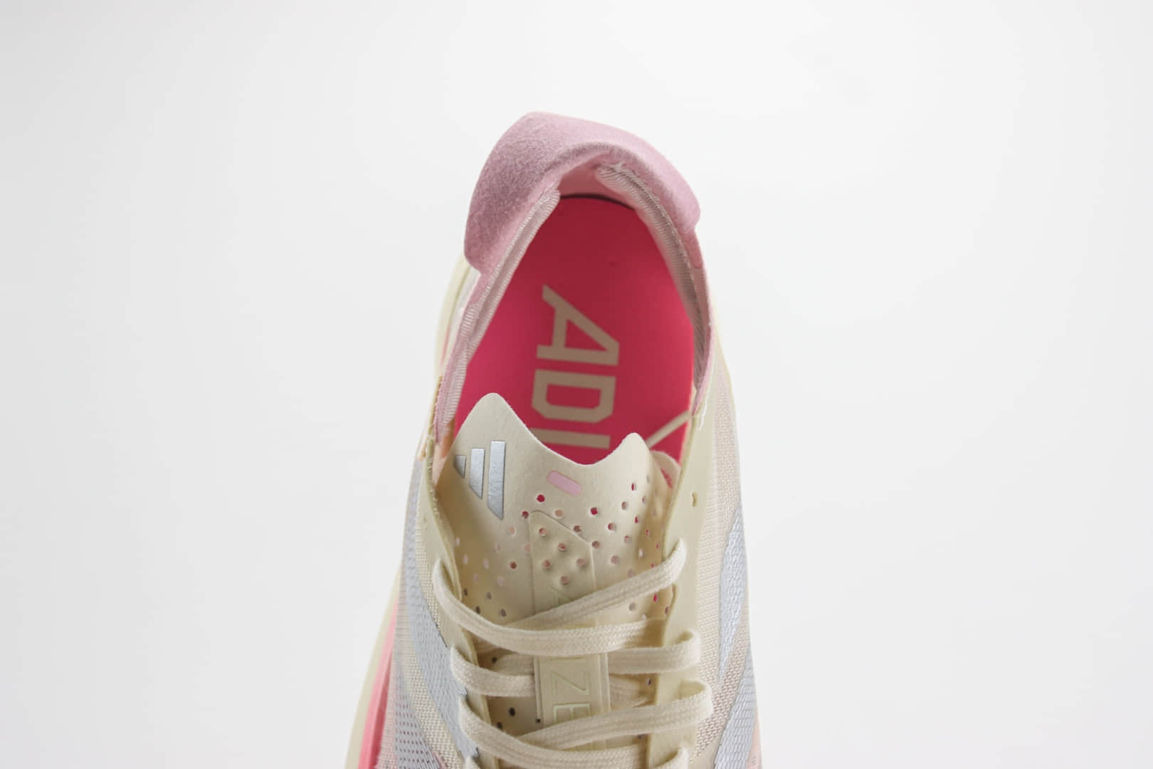 阿迪达斯adidas Adizero Adios Pro 3纯原版本粉白竞速跑鞋 莆田复刻鞋货源 货号:IG6440