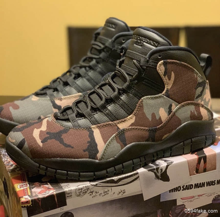 Air Jordan 10“Camo”更多细节图释出！真的绝了！ (ID:10583) - 图片1