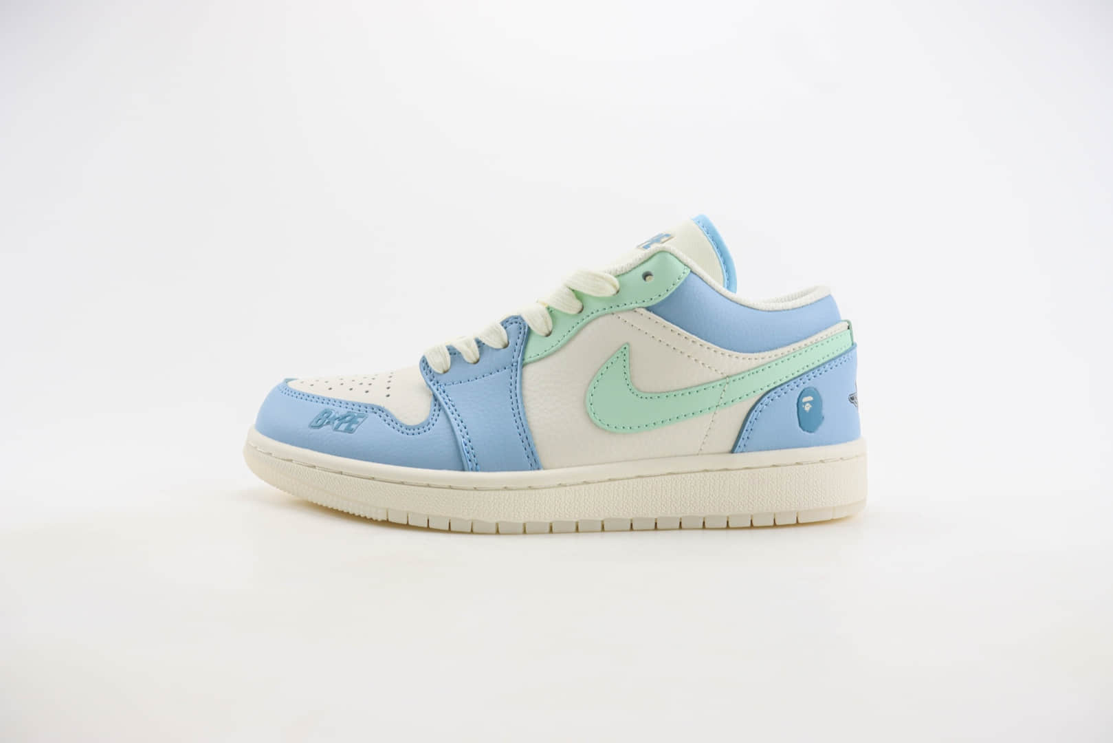 乔丹Air Jordan AJ1 Low X BAPE纯原版本猿人头联名款低帮AJ1板鞋 莆田AJ货源 (ID:106314) - 图片1