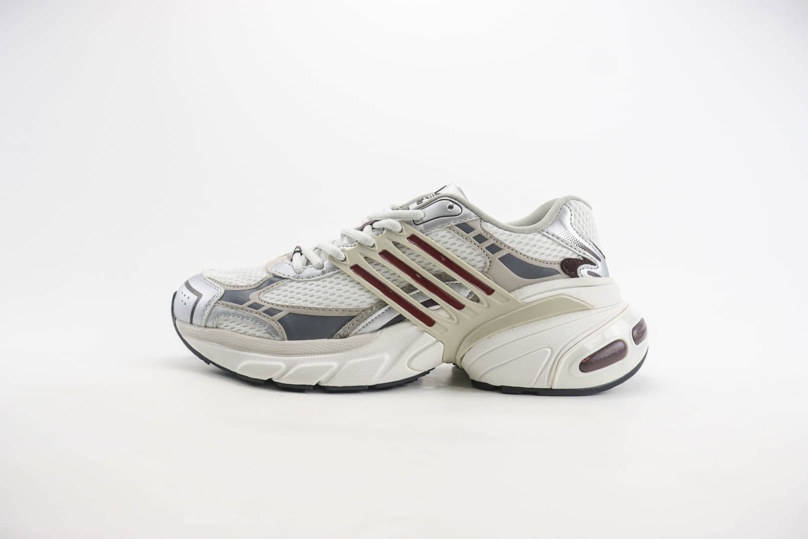阿迪达斯adidas Adistar XLG纯原版本米灰红色厚底增高老爹鞋 莆田阿迪达斯货源 (ID:106419) - 图片1