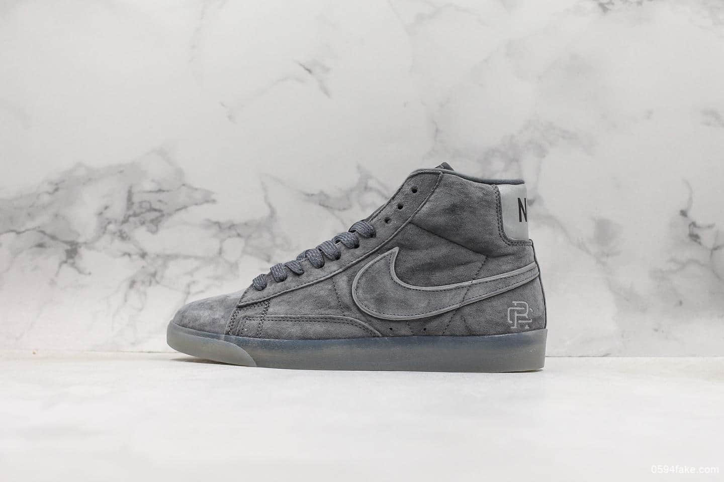 耐克Nike Blazer Mid Retro 3M公司级版本麂皮卫冕冠军高帮开拓者3M反光设计休闲板鞋 (ID:10699) - 图片1