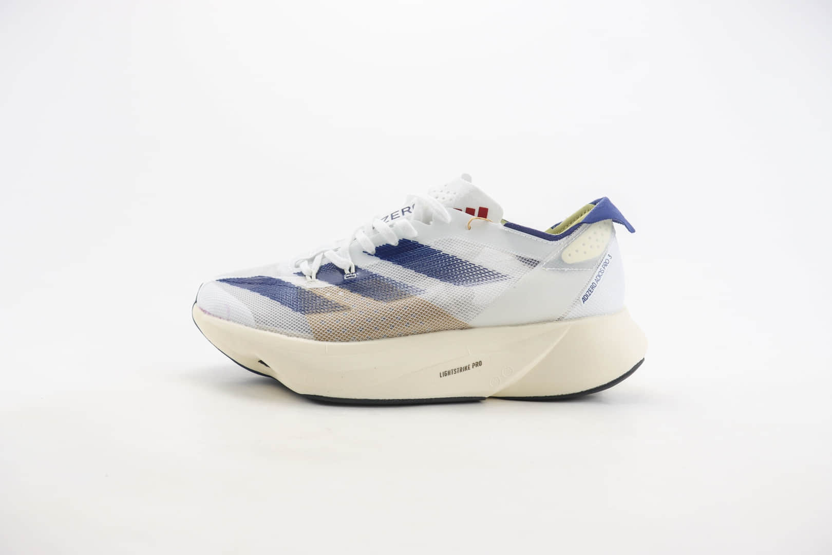 阿迪达斯adidas Adizero Adios Pro 3纯原版本白蓝马拉松厚底跑鞋 莆田复刻鞋货源 货号:IG6438