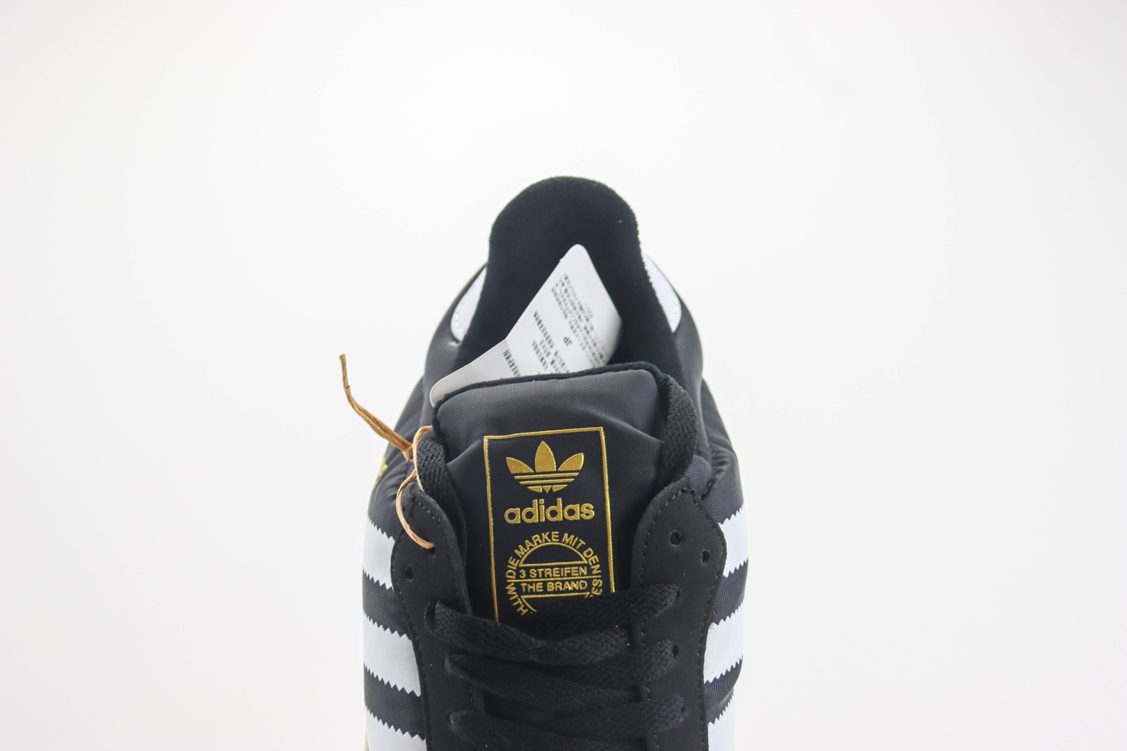 阿迪达斯adidas Originals Tenis Samba Home纯原版本黑白金标面包鞋 莆田阿迪达斯货源 货号:IE1434