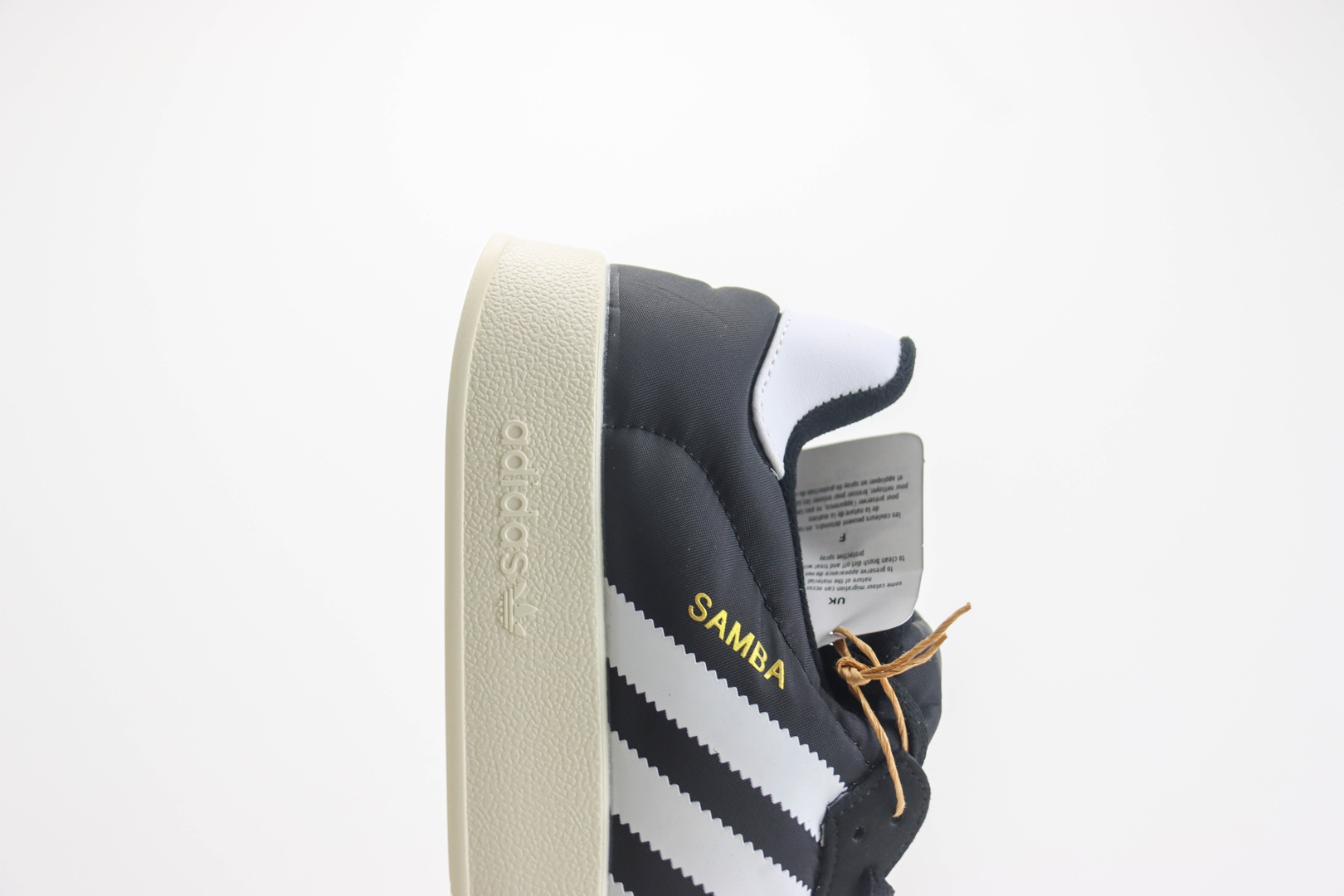 阿迪达斯adidas Originals Tenis Samba Home纯原版本黑白金标面包鞋 莆田阿迪达斯货源 货号:IE1434