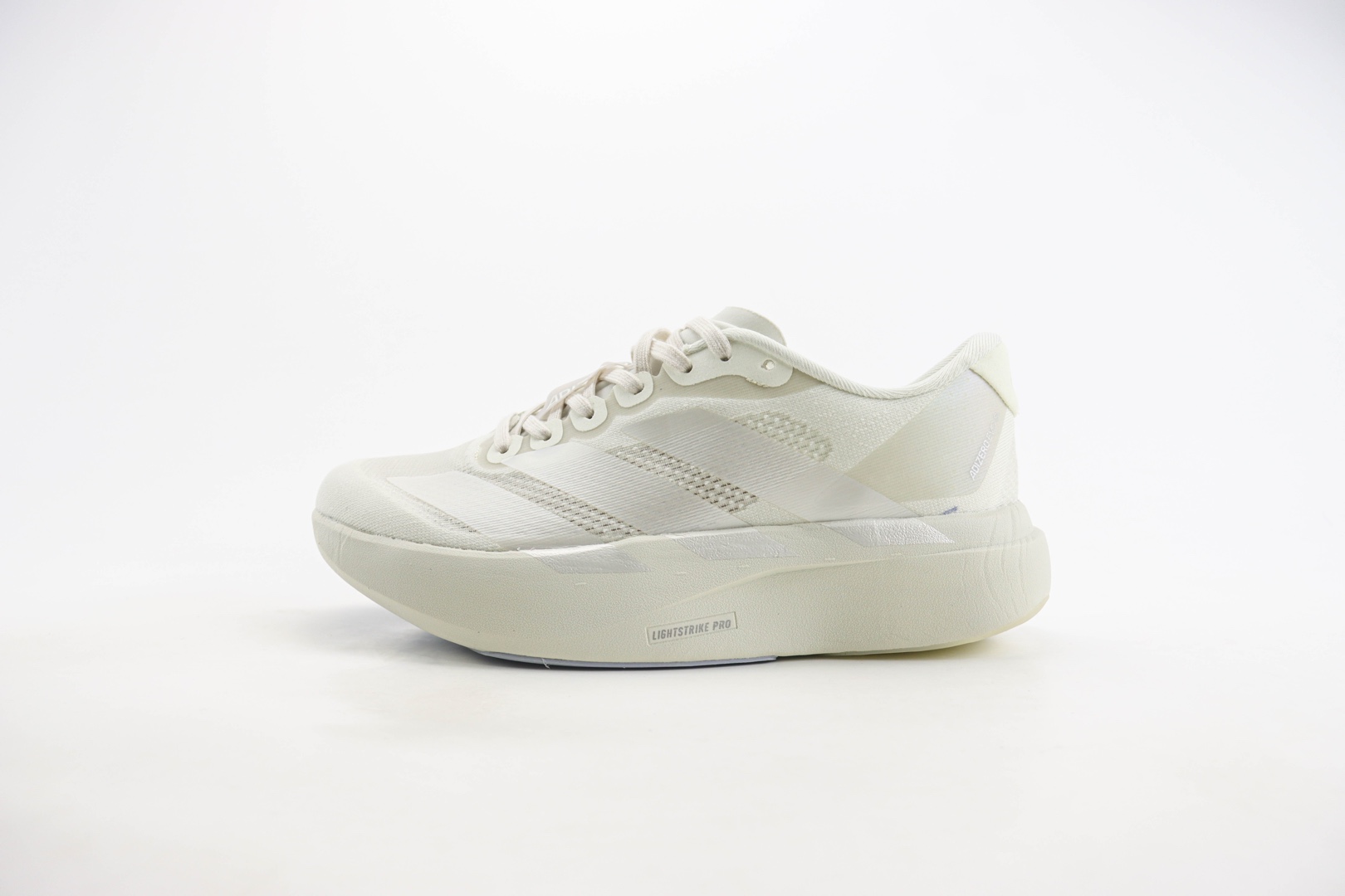 阿迪达斯adidas Adizero Evo SL M纯原版本白色减震轻跑鞋 莆田复刻鞋货源 货号:JR3418