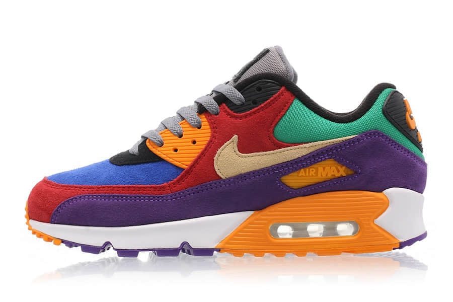 穿上它等于穿上了彩虹!Nike Air Max 90“Viotech”将于8月29日发售! 货号:CD0917-600