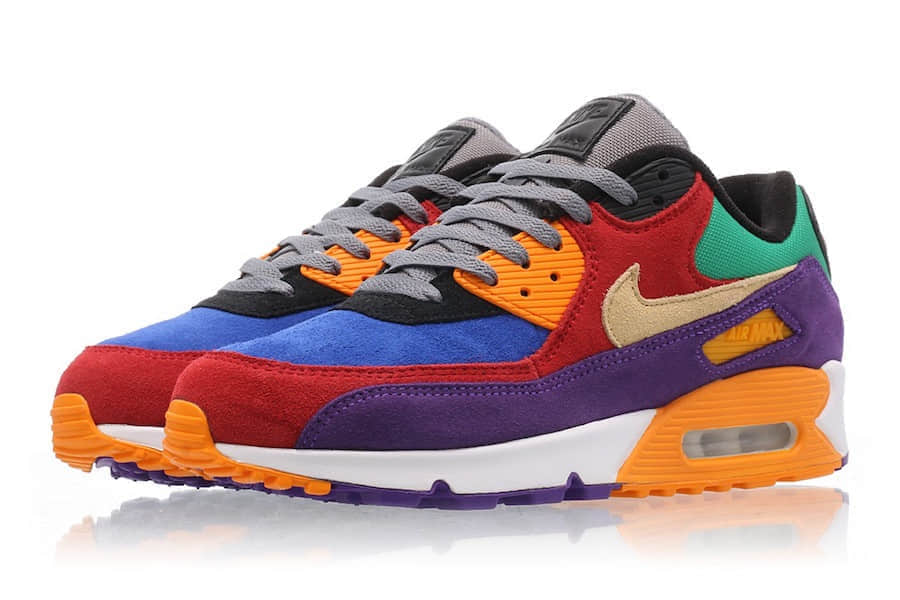 穿上它等于穿上了彩虹!Nike Air Max 90“Viotech”将于8月29日发售! 货号:CD0917-600
