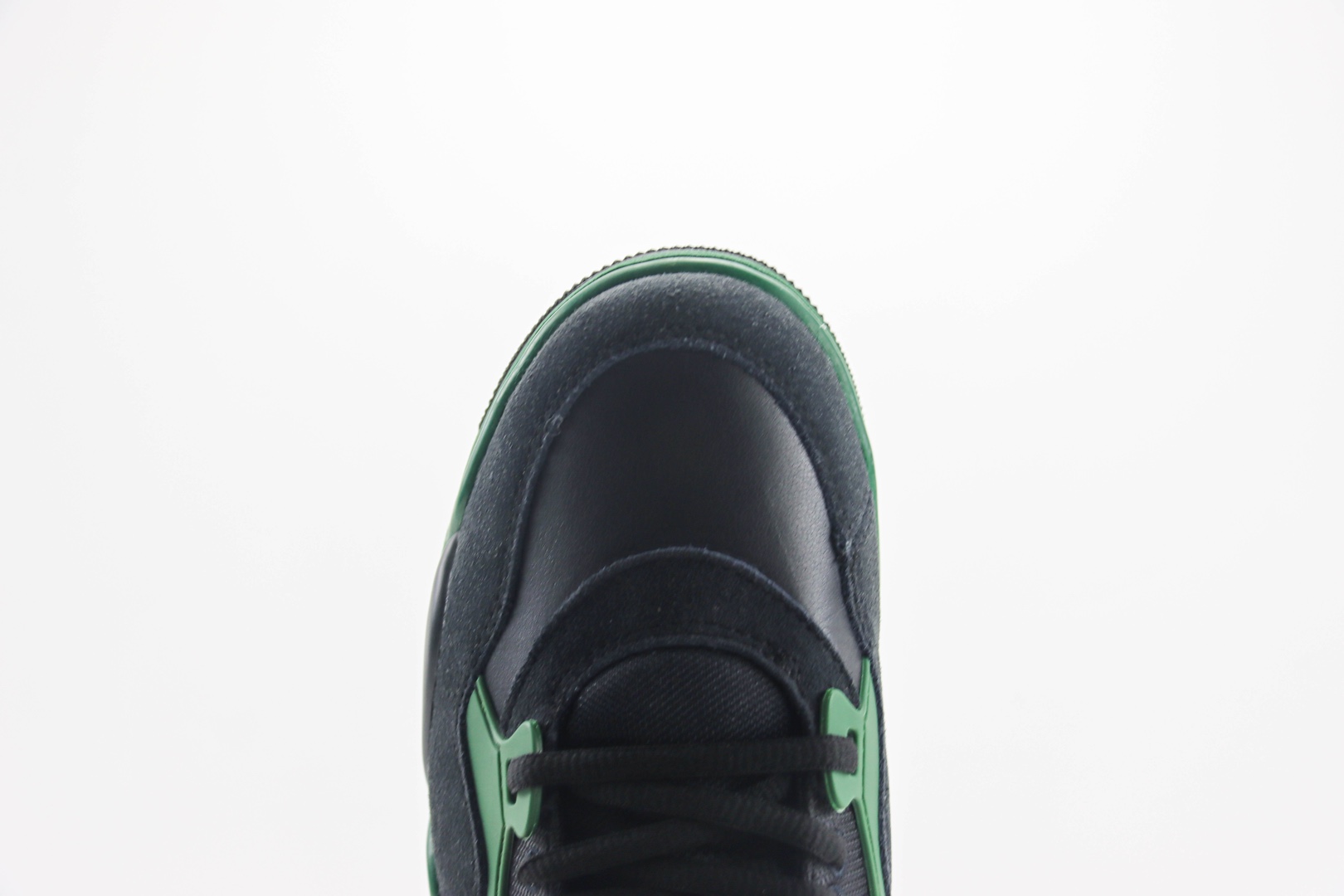 乔丹Air Jordan 4纯原版本AJ4黑绿色复古低帮篮球鞋 莆田AJ货源 货号:FQ7939-003