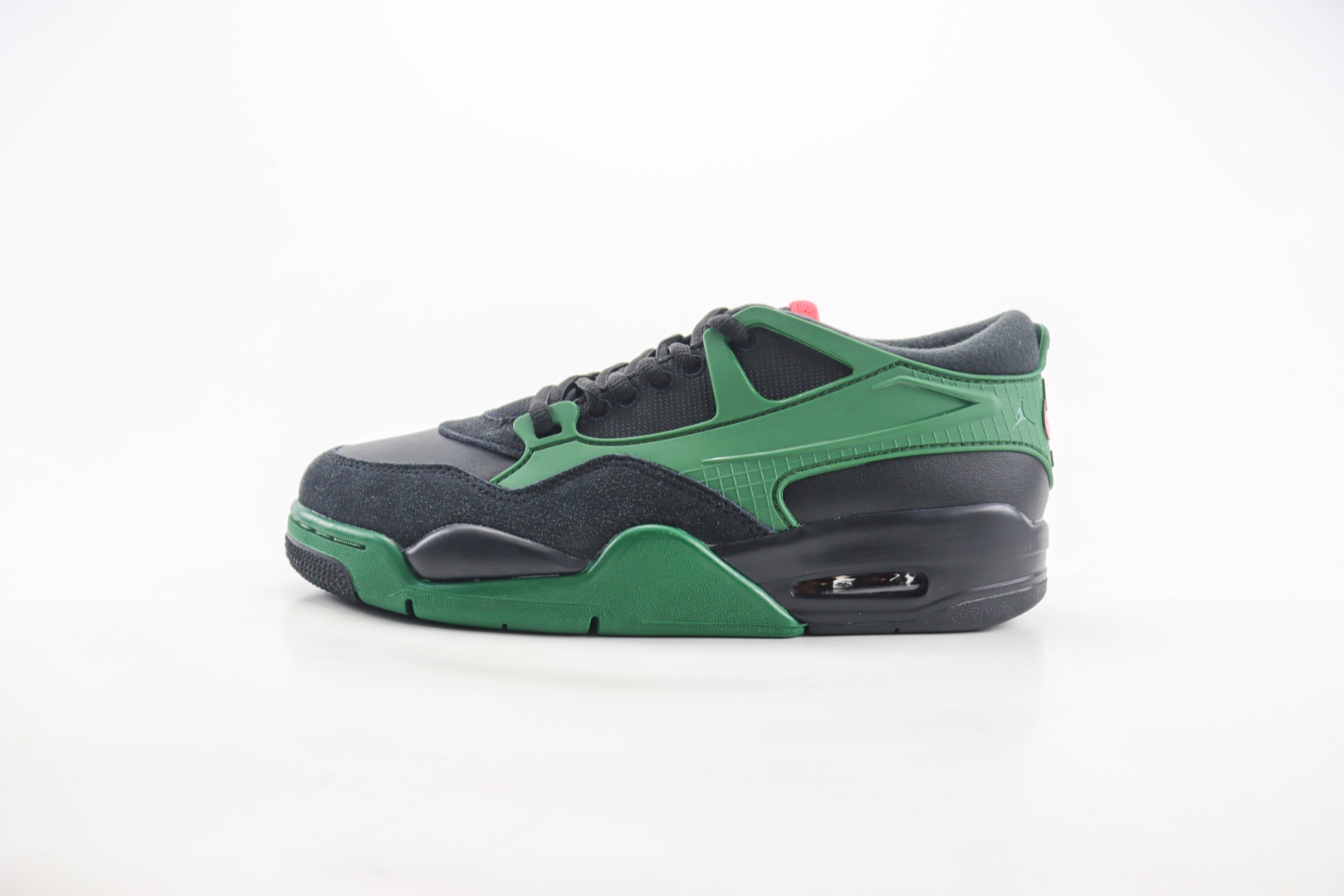 乔丹Air Jordan 4纯原版本AJ4黑绿色复古低帮篮球鞋 莆田AJ货源 货号:FQ7939-003