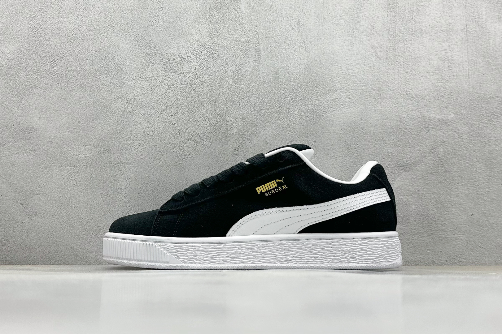 彪马Puma Suede XL纯原版本黑白金标防滑低帮板鞋 莆田彪马货源 (ID:107873) - 图片1