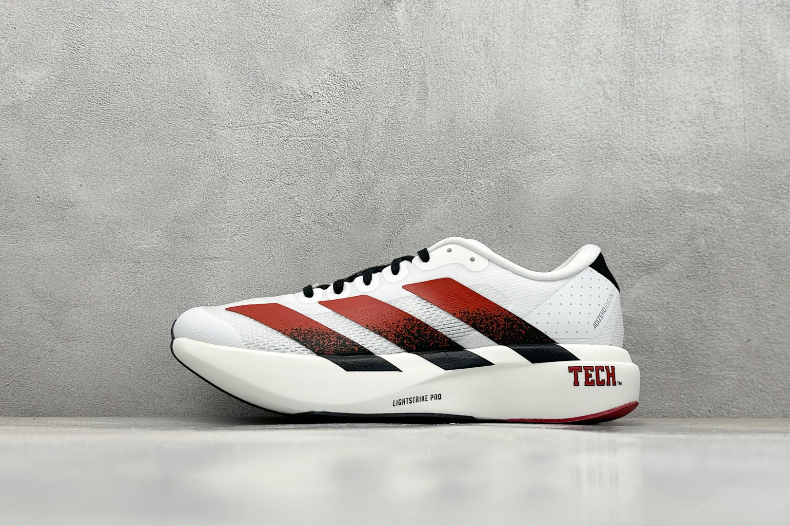 阿迪达斯adidas Adizero Evo SL纯原版本白黑红超轻透气缓震跑鞋 莆田耐克货源 (ID:107937) - 图片1