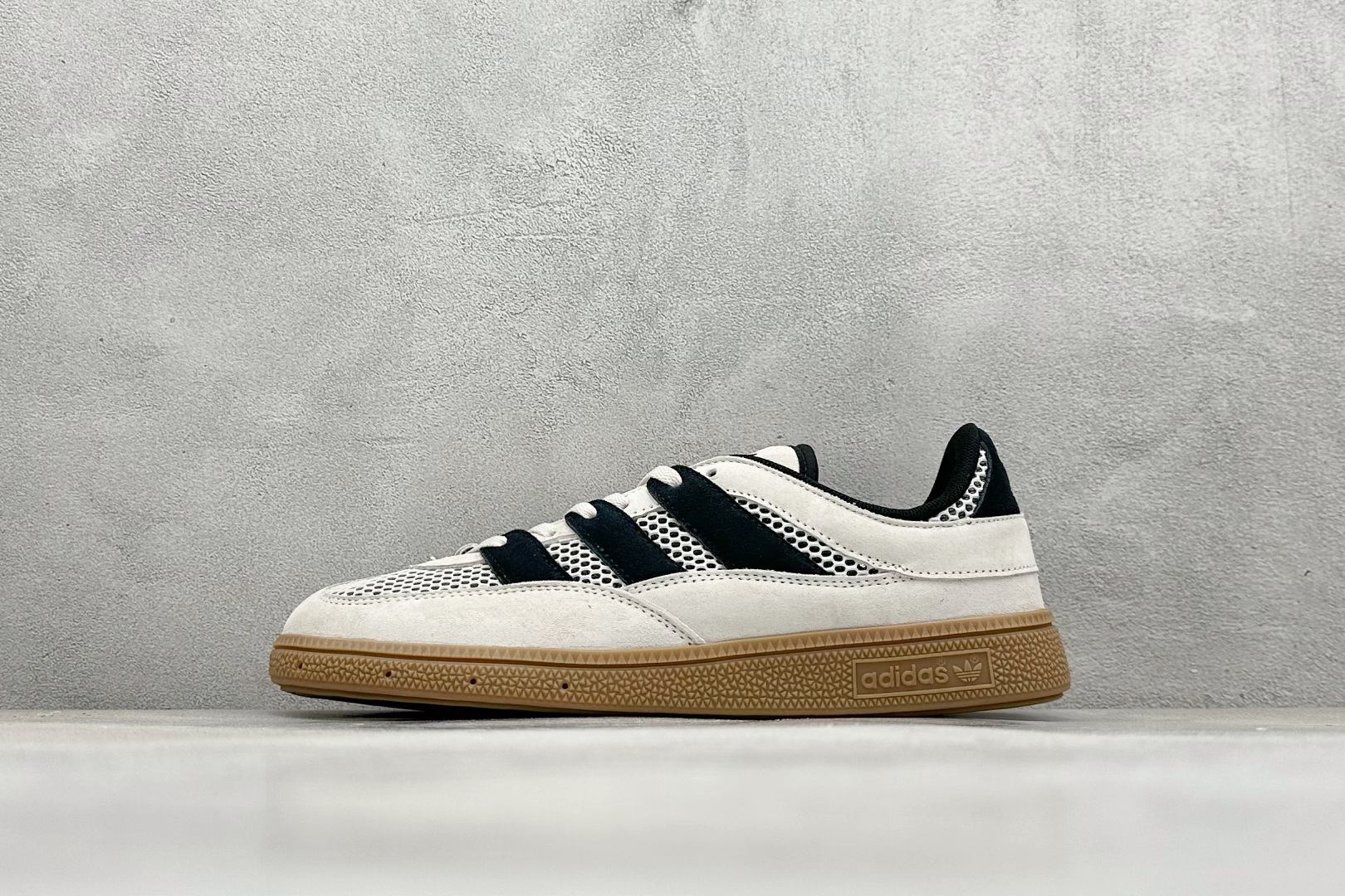 阿迪达斯adidas Handball Spezial ST纯原版本手球系列黑灰生胶复古板鞋 莆田复刻鞋代理 (ID:108035) - 图片1