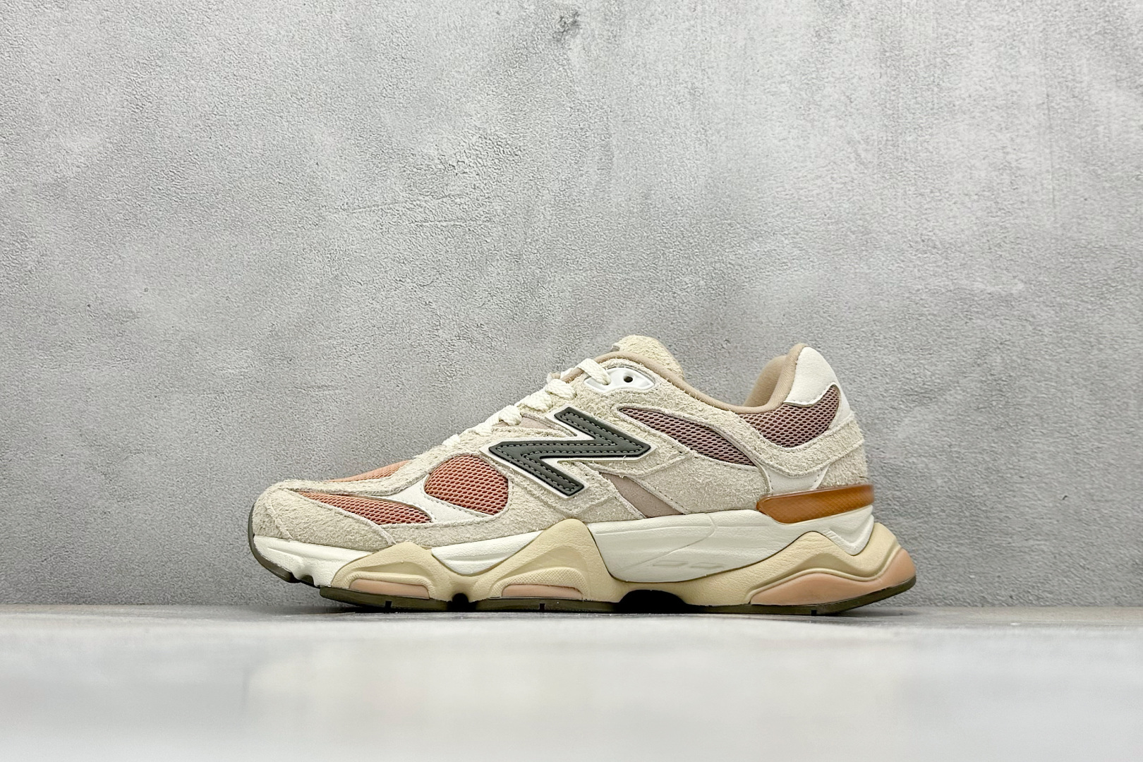 新百伦New Balance 9060纯原版本NB9060棕橘色复古慢跑鞋 莆田新百伦货源 (ID:108042) - 图片1