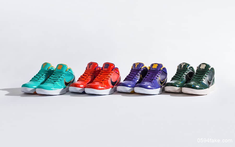 Undefeated x Nike Kobe 4 Protro系列将于8月24日发售!