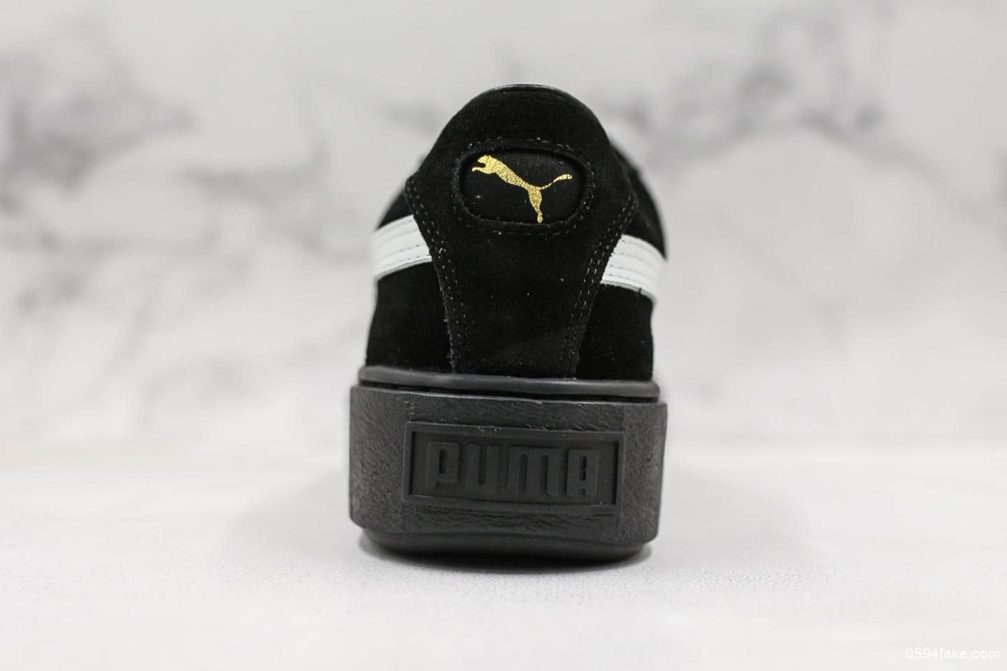 彪马Puma Suede platform蕾哈娜二代黑色公司级 日常百搭街拍首选 货号:366009-02